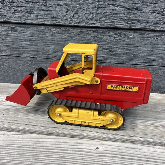 1950s? Nylint Payloader Tractor Shovel No. 3100, Original Paint- Works - Picture 5 of 16